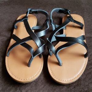 Black sandals
